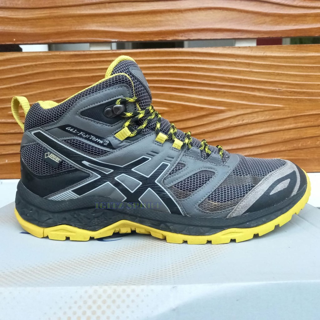 SECOND LANGKA Sepatu Gunung Adventure ASICS GEL FUJI TERRA 2 MT G TX T4G3Y Original Full Box