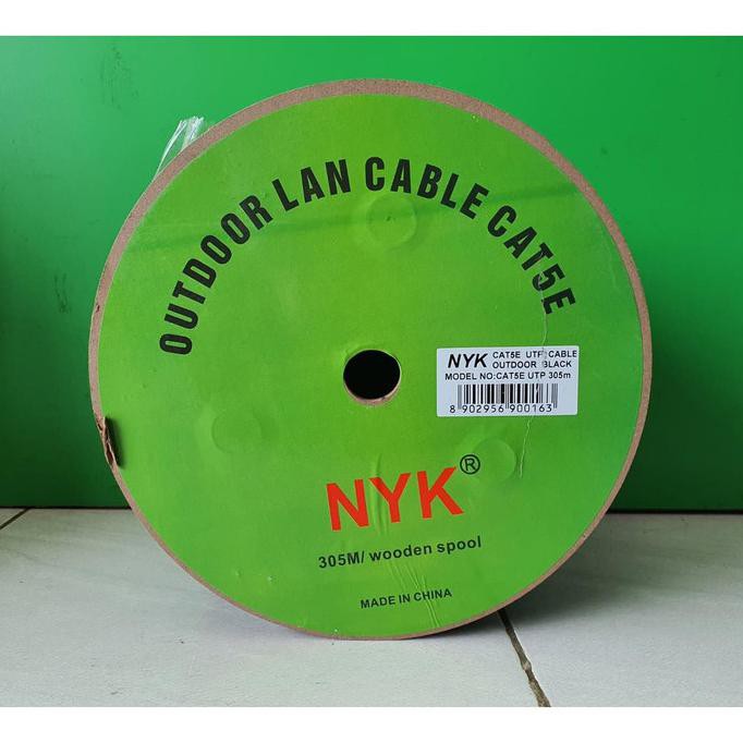 Jual Kabel Lan M Nyk Outdoor Cat E Utp Cable Lan Rj Roll Nyk Cat E Shopee Indonesia