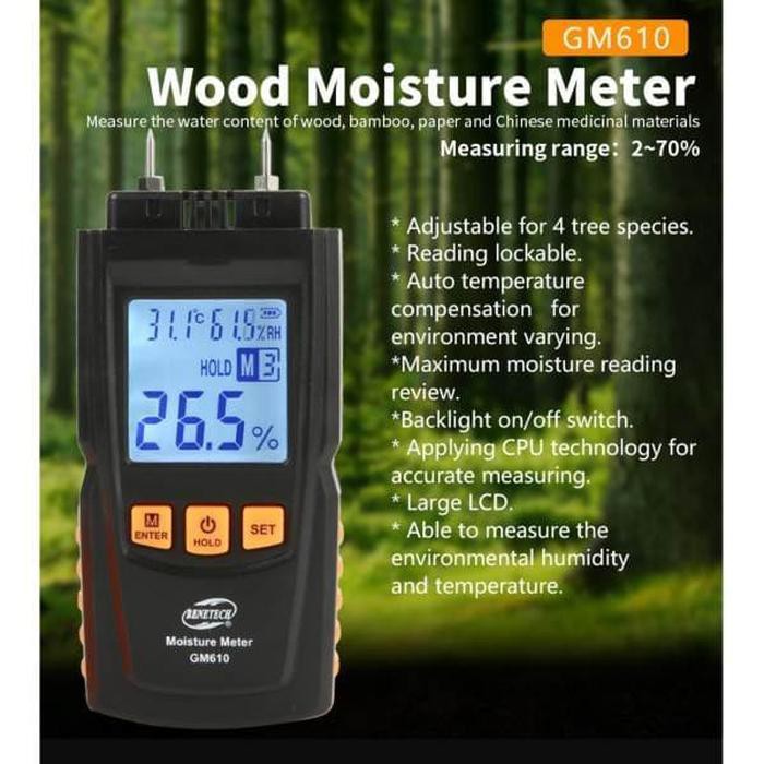 Jual Unik Wood Moisture Meter Untuk Kayu Semen High Quality GM610 ...