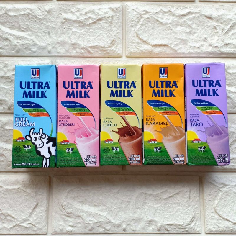 Jual Varian Rasa Susu Ultra Milk 200ml | Shopee Indonesia