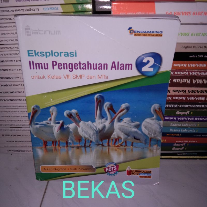 Jual Buku Eksplorasi Ilmu Pengerahuan Alam IPA Kelas 8 VIII 2 II SMP ...