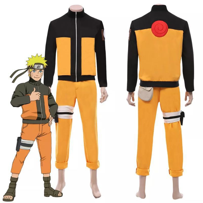 Jual Naruto Uzumaki Costume Cosplay Anime Shopee Indonesia