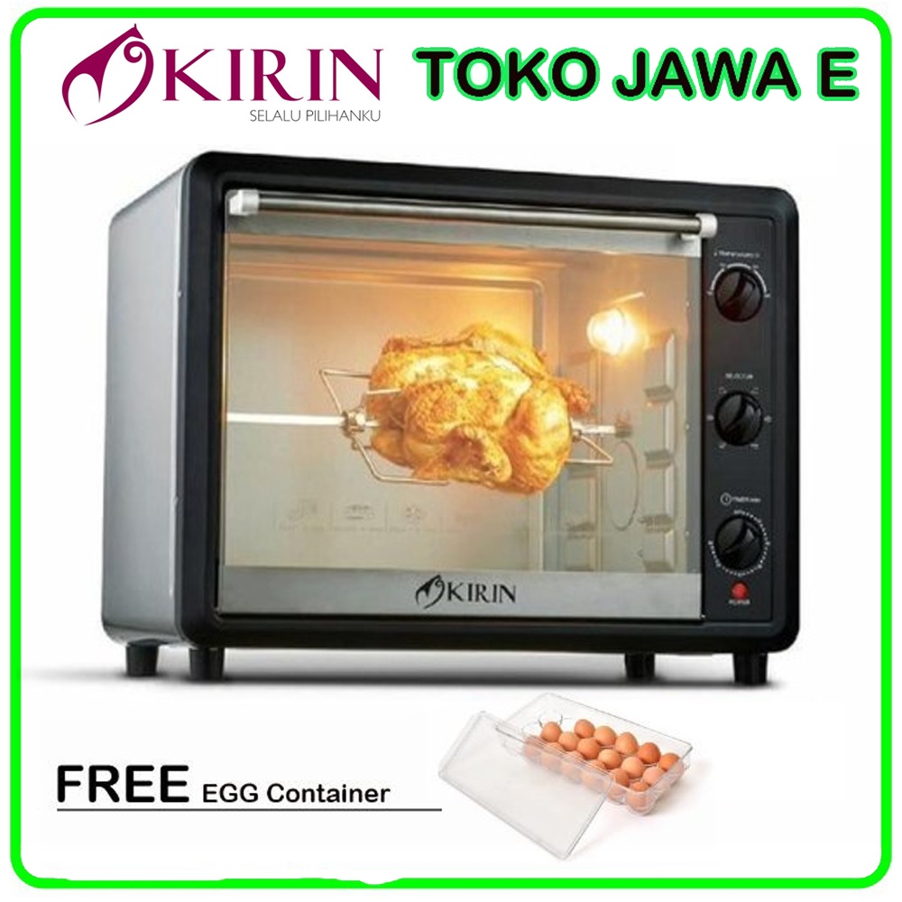 Jual Oven Listrik Kirin Kbo Ra Oven Listrik Kapasitas Besar Liter Lamp Shopee Indonesia