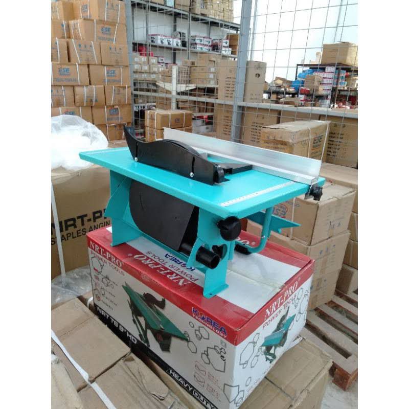 Jual Meja Table Saw Gergaji Potong Kayu 8 Nrt Pro Shopee Indonesia