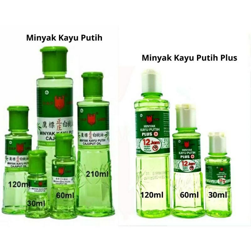 Jual Caplang Cap Lang Minyak Kayu Putih / Plus 30 ml / 60 ml / 120 ml ...