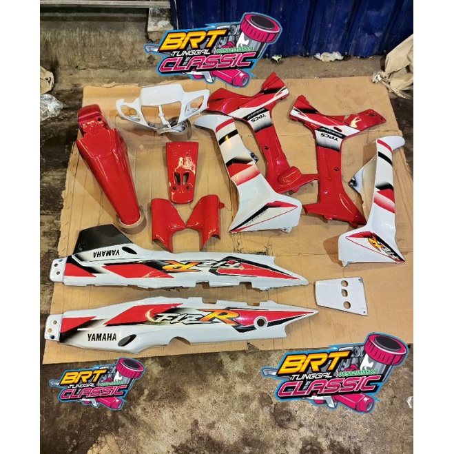 Jual Cover body fiz r full set halus warna merah puih | Shopee Indonesia
