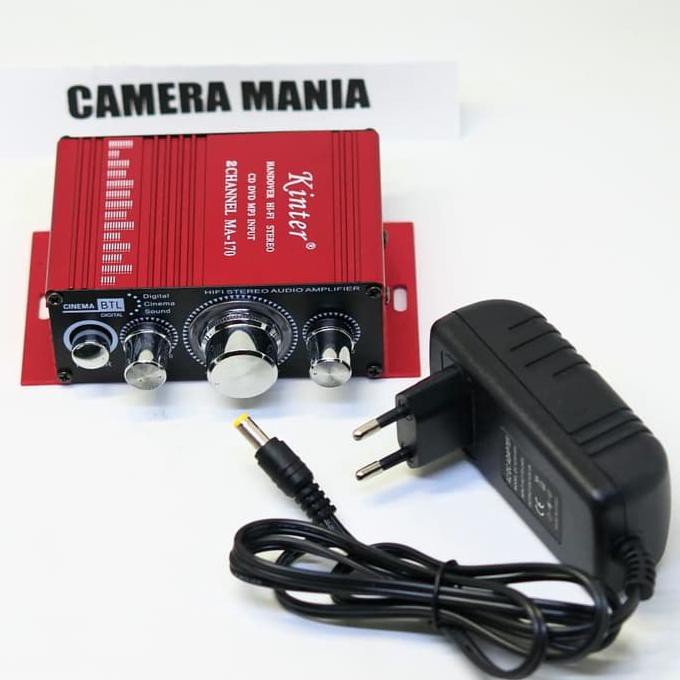 Jual Kinter Ma Hi Fi Stereo Mini Amplifier Channel Adaptor V A Shopee Indonesia