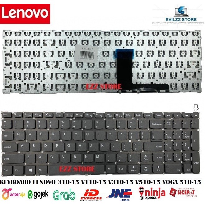 Tastiera Italiana Per Lenovo IdeaPad V110 (tutti I Modelli) - Nuova, Layout QWERTY