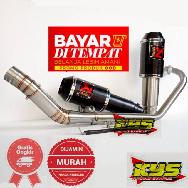 Jual Knalpot Racing Akrapovic GP Lorenzo Vixion Satria Sonic Verza ...