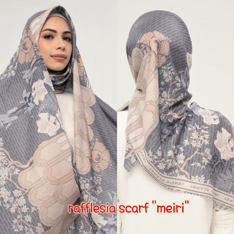 Jual Rafflesia Scarf By Wearingklamby Meiri Shopee Indonesia