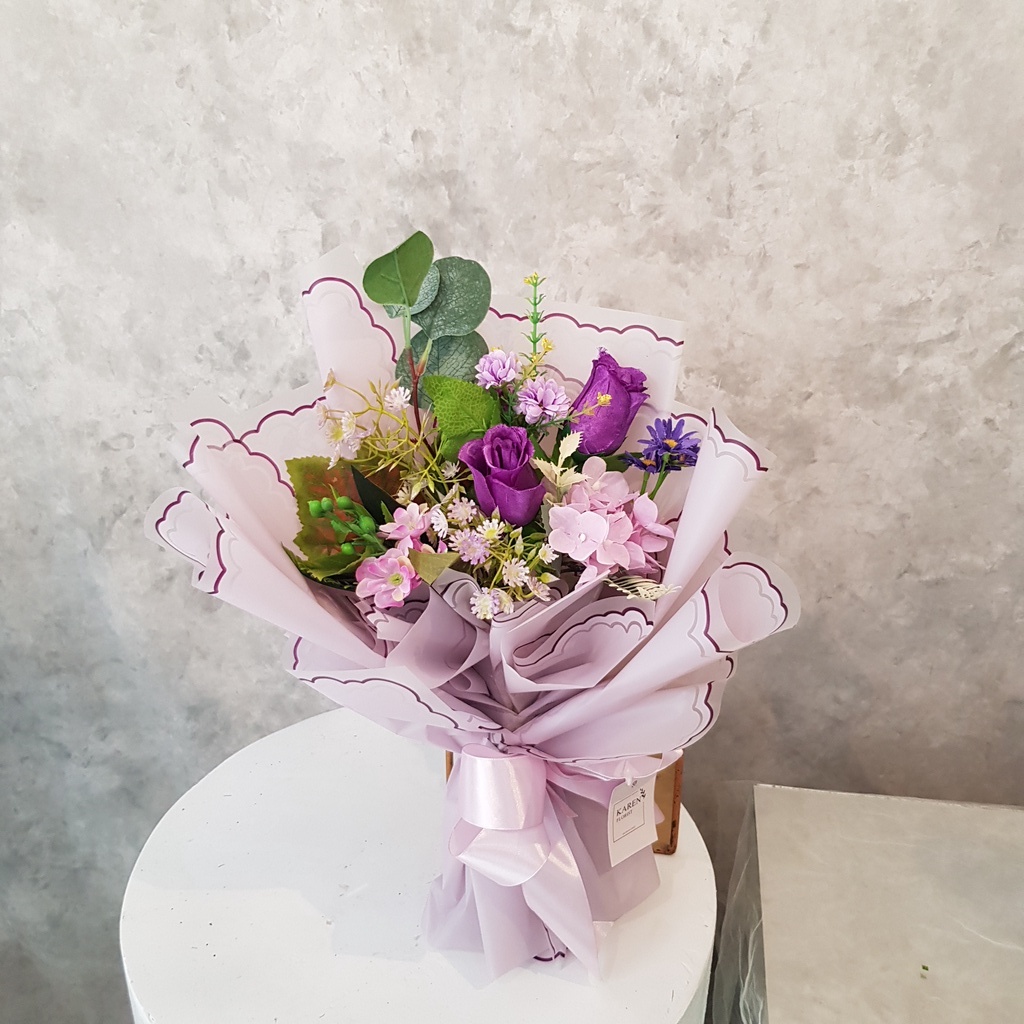 Jual [KAREN FLORIST] ALICE BOUQUE DRIED BUKET BUNGA KERING Shopee