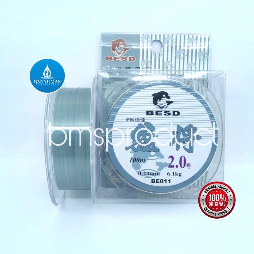 Jual Senar Pancing BESD BE011 No 2.0 ukuran 0.23 mm | Shopee Indonesia