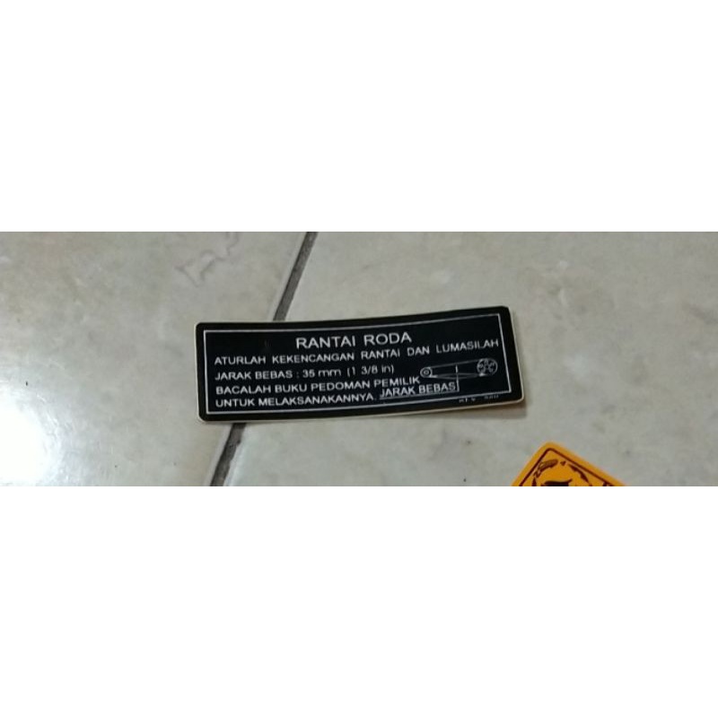 Jual STIKER DETAIL STIKER PELENGKAP STIKER RANTAI RODA | Shopee Indonesia
