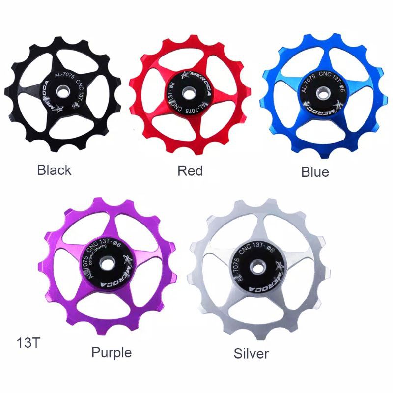 Jual Pulley RD rear derailleur 13T bearing loncer Meroca Original CNC ...