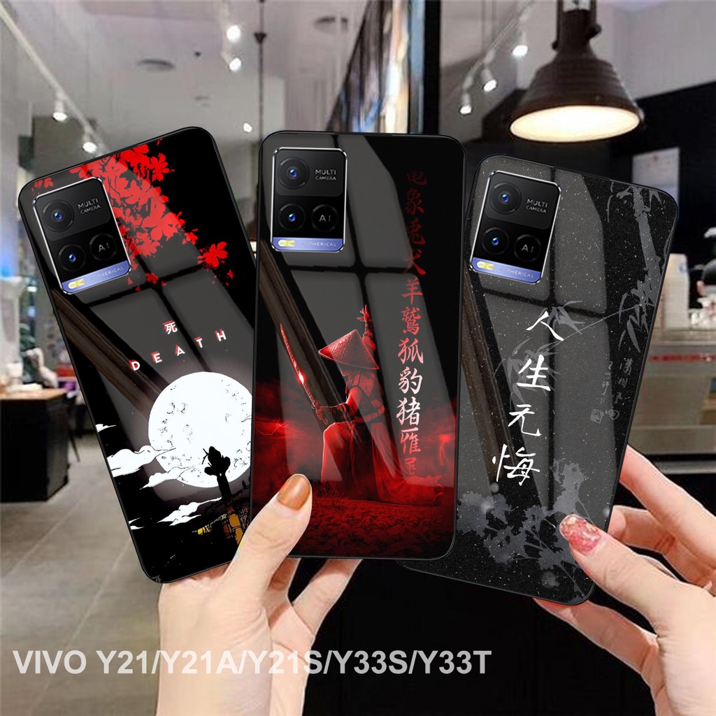 Jual Softcase Glass Kaca NINJA [SF98] VIVO Y33T/Y33S/Y21/Y21S/Y21A ...