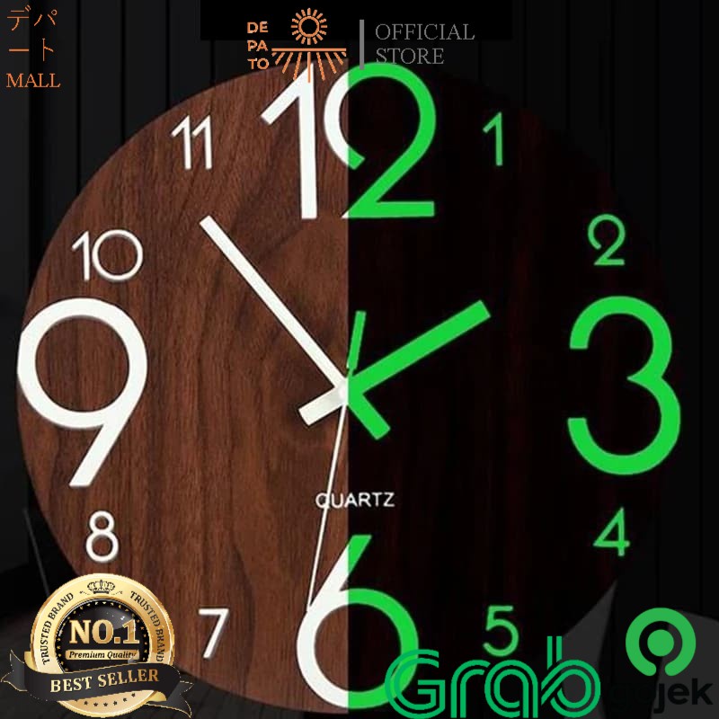 Jual Clock in the dark Clock Glow in the dark Type 1 DPT Shopee