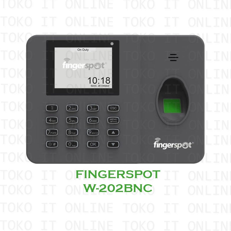 Jual Fingerspot Revo W202BNC Mesin Absensi Fingerprint W 202BNC W 202 ...