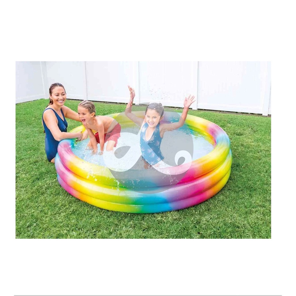 Jual Kolam Renang Karet Anak INTEX 58449 Wild Geometry Pool 168 x 38cm ...
