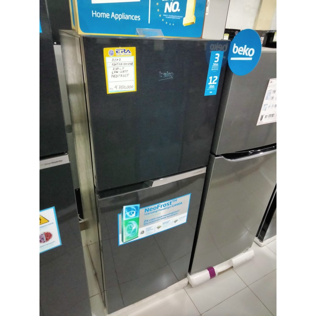 Jual Kulkas Beko Pintu Rdnt Vz Wb Kapasitas Liter Shopee