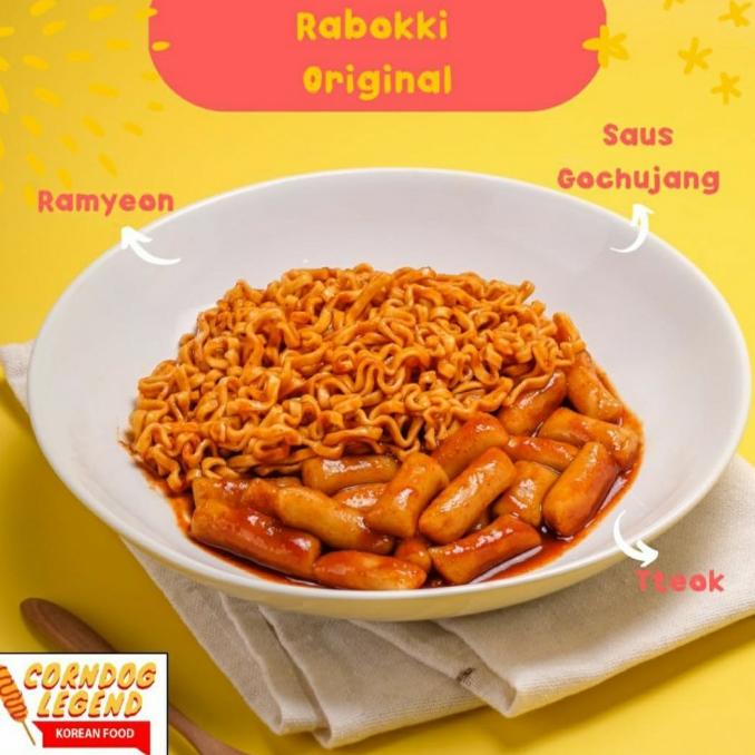 Jual Rabokki Original Instan Rapokki Korean Frozen Food Tteobokki ...