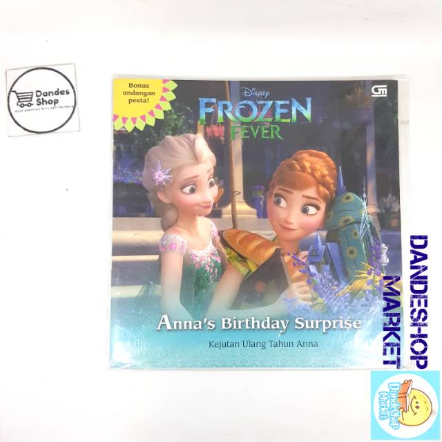 Jual Buku Cerita FROZEN FEVER Anna's Birthday Surprise Shopee Indonesia