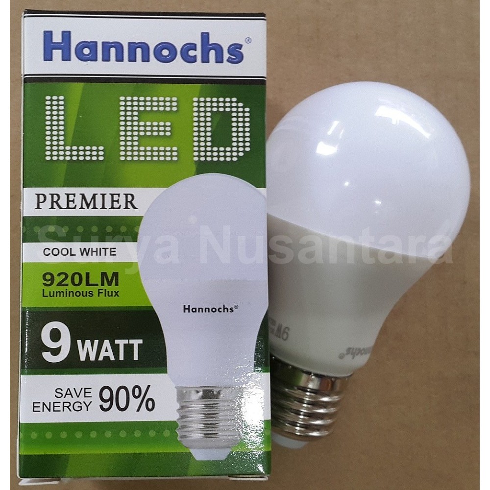 Jual Lampu Led Hannochs Premier Ledbulb W Hemat Terang Bergaransi Shopee Indonesia