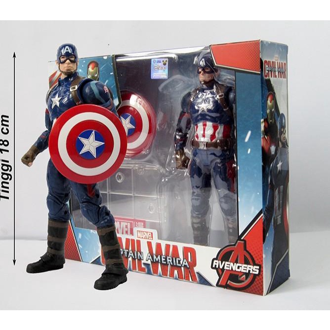 BEST SELLER ACTION FIGURE AVENGERS CAPTAIN AMERICA CIVIL WAR ORIGINAL ZD  TOYS HAPPY SHOPING!!!