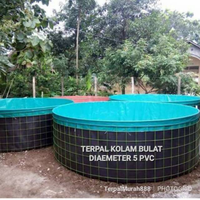 Jual Terpal Kolam Bulat D T Nett Pvc Orchid Harga Murah Shopee