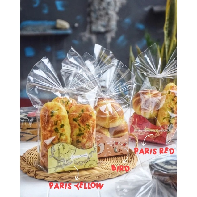 Jual Bread Bag isi 10pcs / Kantong Roti Plastik / Kantung Roti Deli Bag ...
