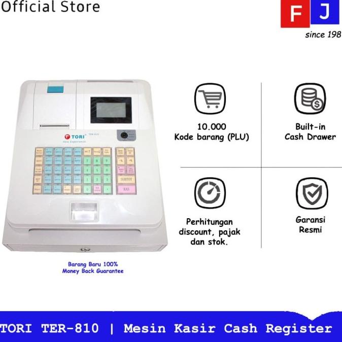 Jual Tori Ter Mesin Kasir Cash Register Garansi Resmi Shopee