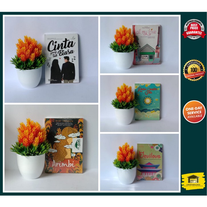 Jual PAKET 5 BUKU Novel Cinta yang Tak Biasa - Nattan Reza & Wardah (9