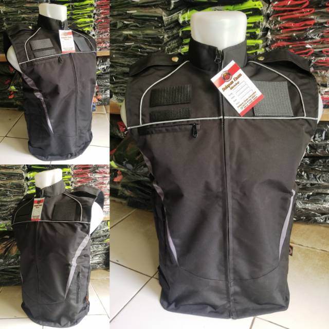 Jual Vest biker rompi motor rompi komunitas taslan waterproof and ...