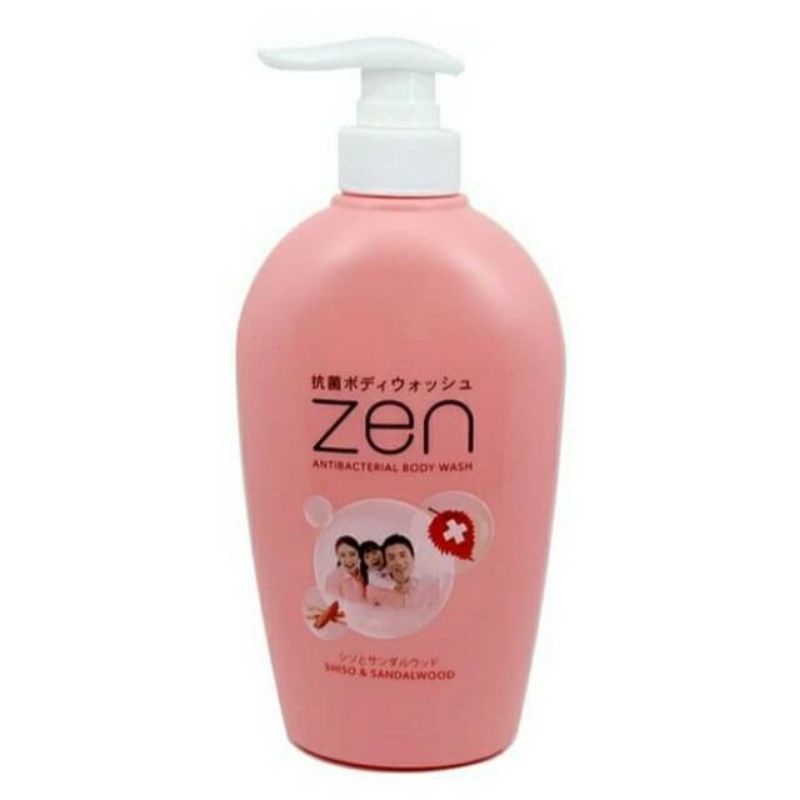 Jual Zen Antibacterial Body Wash Pump 500 Ml 480ml Sabun Cair Botol