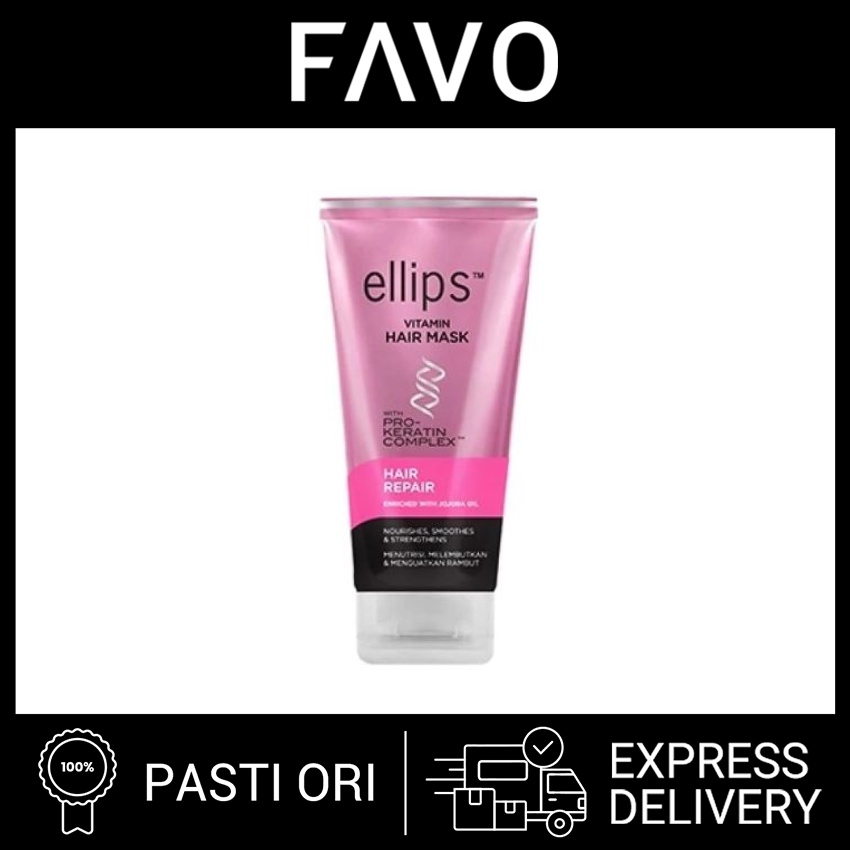 Jual Masker Rambut - Ellips Hair Mask Pro Keratin Hair Repair - 120 mL ...