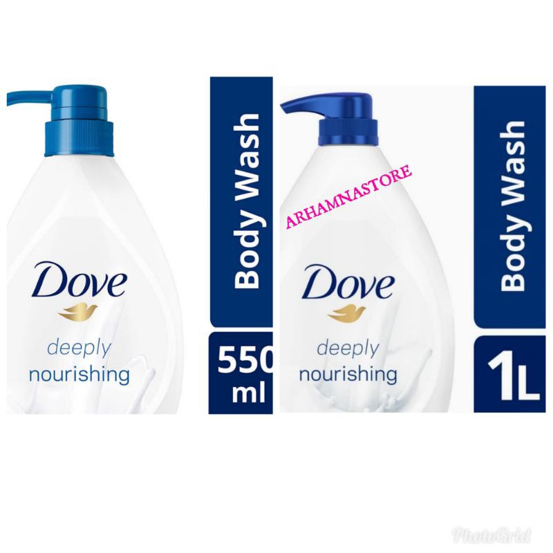 Jual Dove Body Wash Pump 550ml/1000ml Shopee Indonesia