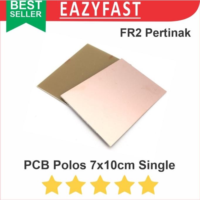 Jual PCB Polos 7x10 7x10cm Single Layer Side Sisi Papan Pertinak FR2