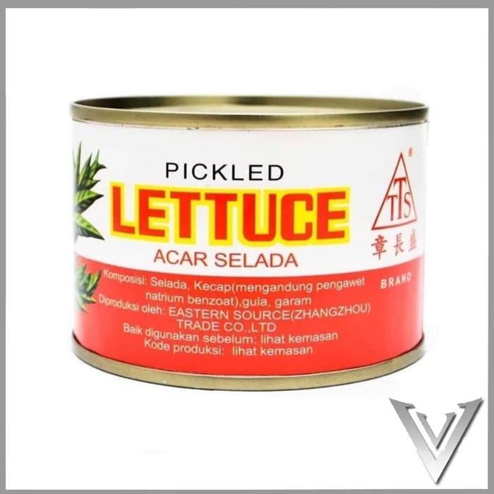 Jual Makanan Kaleng Acar Selada Pickled Lettuce Tts Caisim Sawi 182