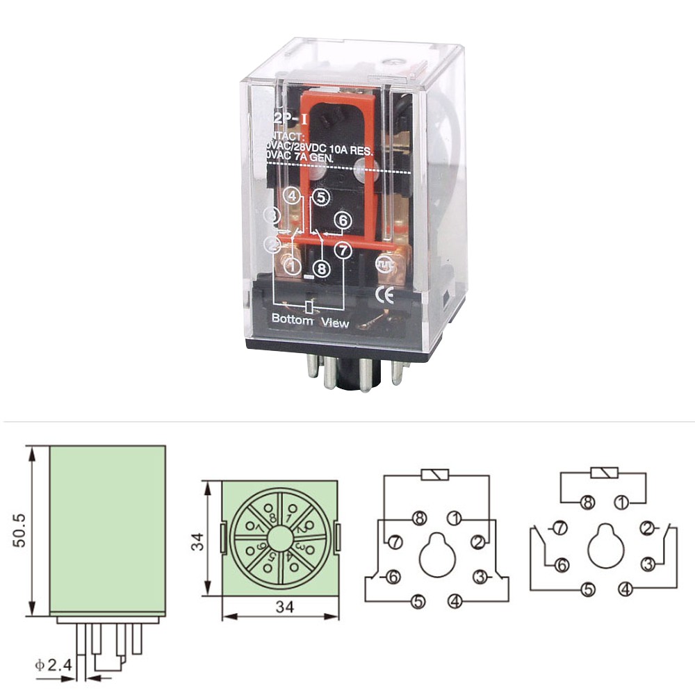Jual RELAY MK2P 12V OMRON / RELAY MK2PN OMR 24 VOLT / RELAY OM 220V ...
