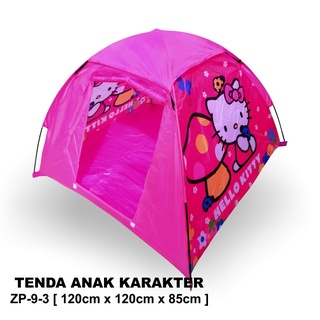 Tenda Anak Tenda Mainan Anak Karakter Motif Hello Kitty Frozen Spiderman  Tenda Camping Indoor Outdoor Anak Goshop88