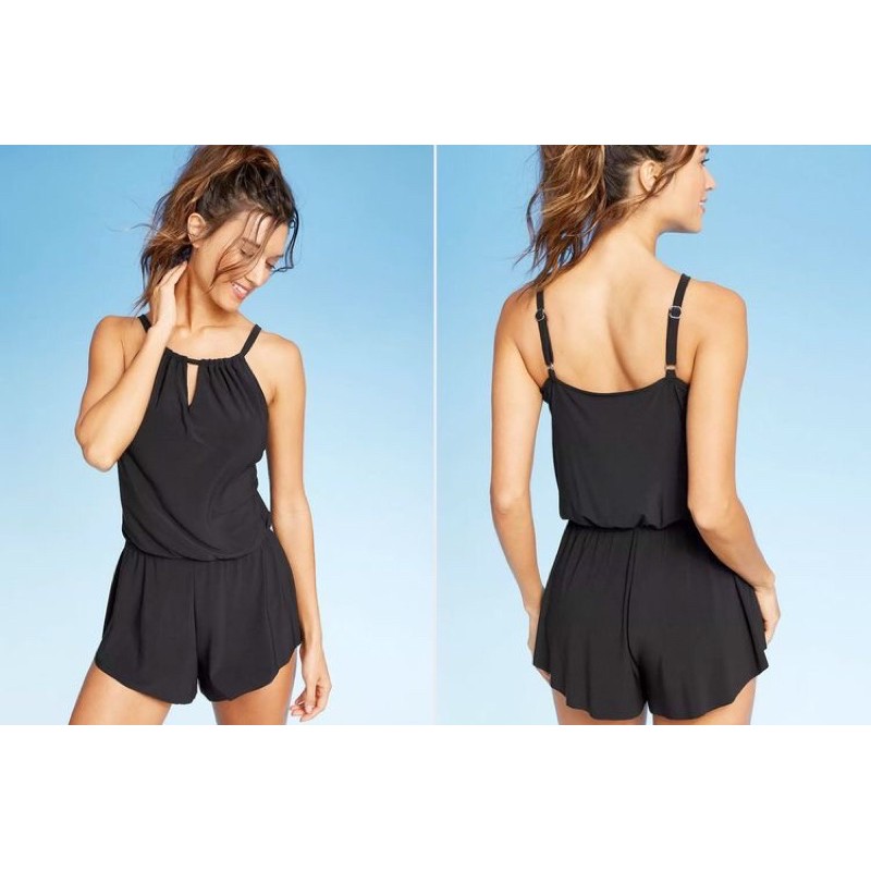 Aqua green swim romper hotsell