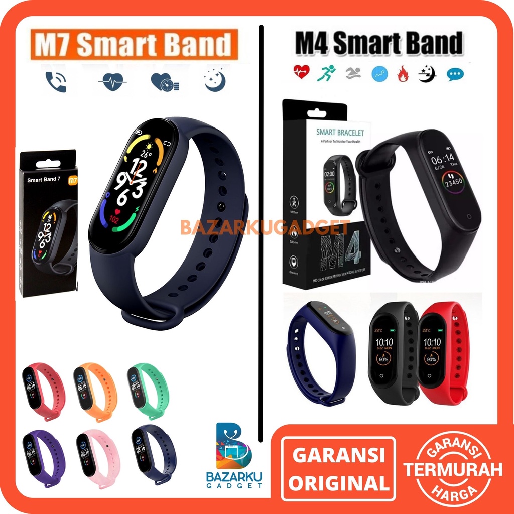 Harga jam smart bracelet m4 2024 original