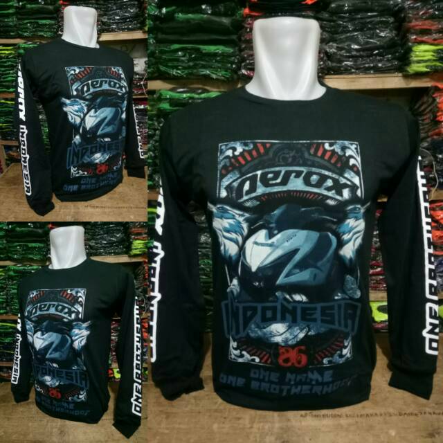 Jual Kaos Biker Yamaha Aerox Shopee Indonesia 8724