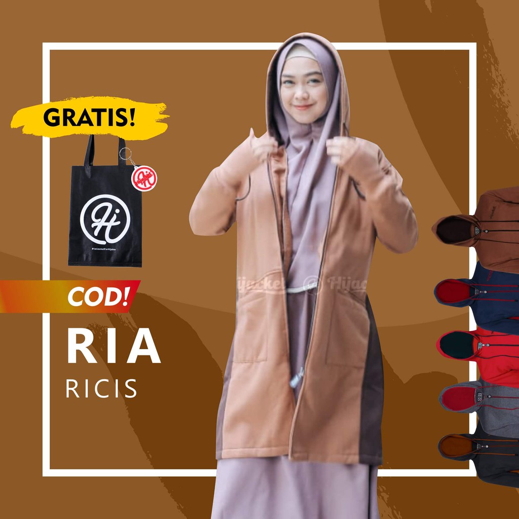 Jual HIJACKET® AVIA ORIGINAL JAKET WANITA JAKET MUSLIMAH HIJABER ...