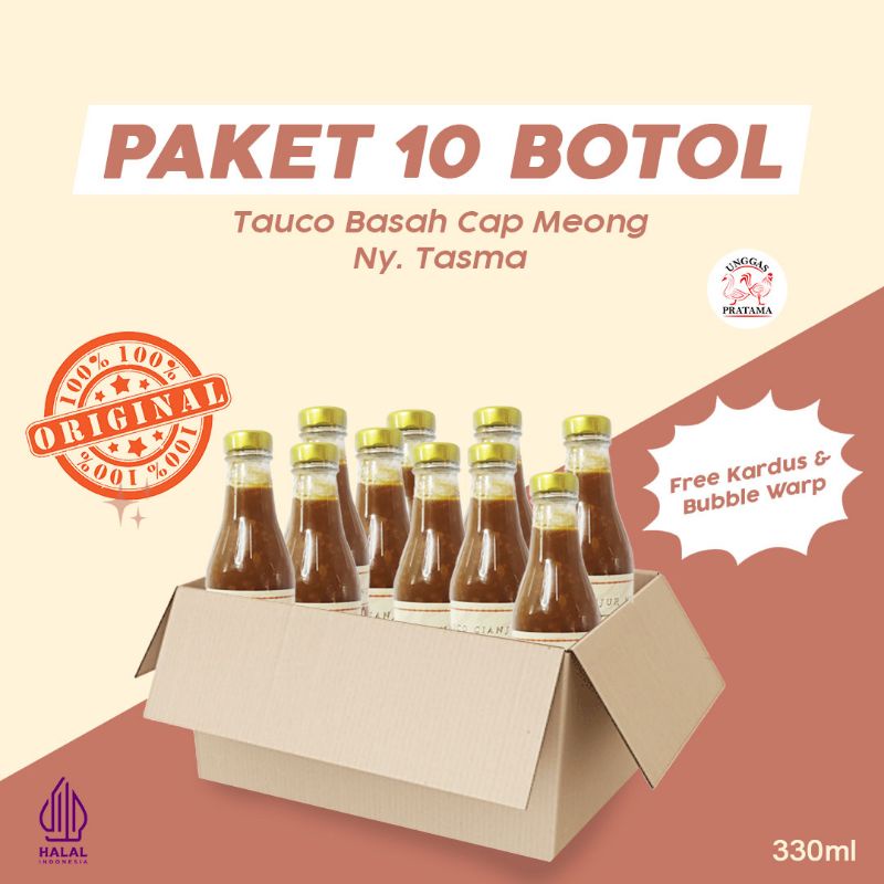 Jual PAKET MURAH! 10 Botol Tauco Cap Meong Ny. Tasma Asli Cianjur ...