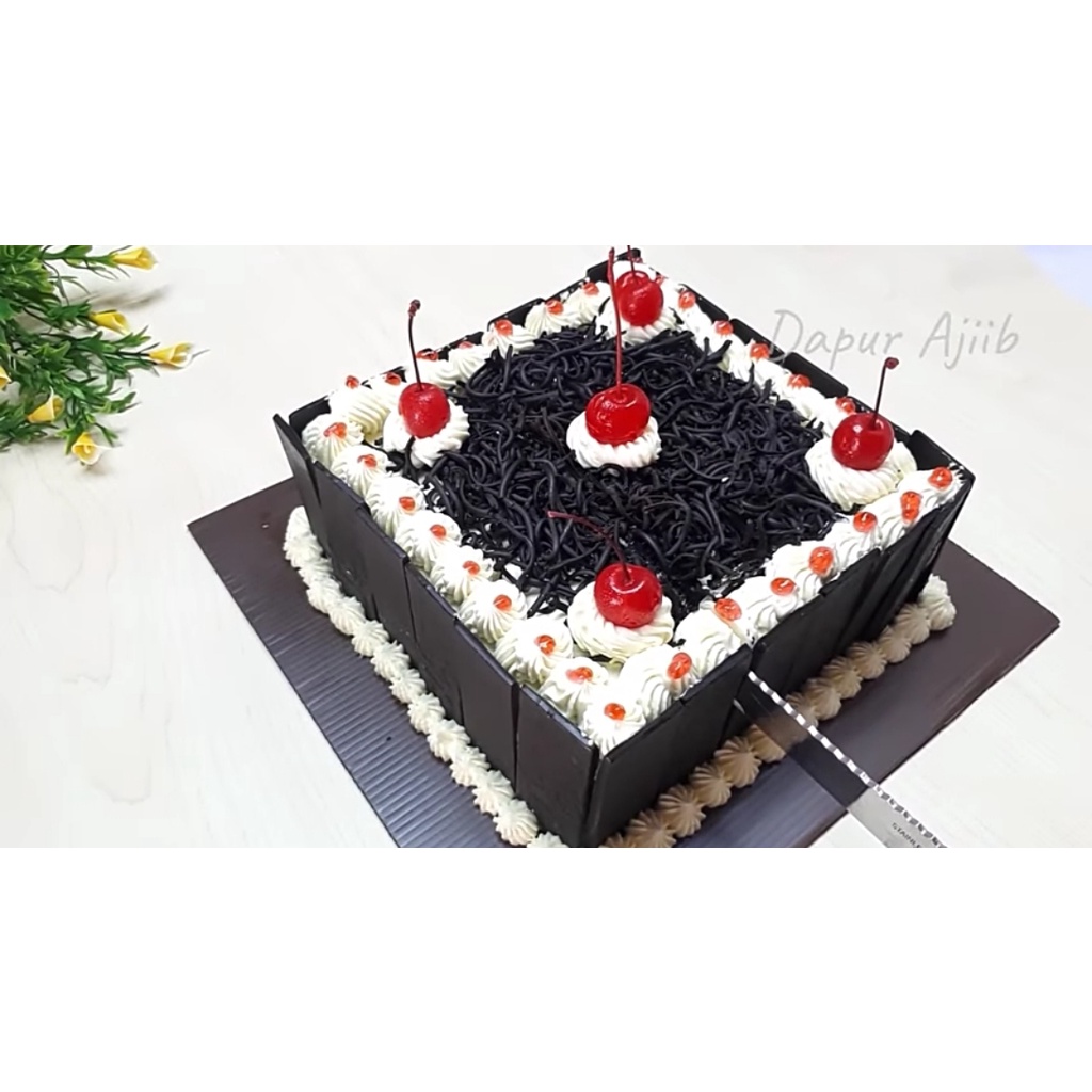 Jual Kue Ulang tahun Blackforest coklat murah | Birthday cake | Shopee