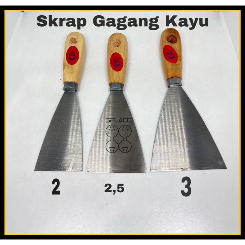Jual Skrap Gagang Kayu - Kape Gagang Kayu - Scraper Gagang Kayu ...