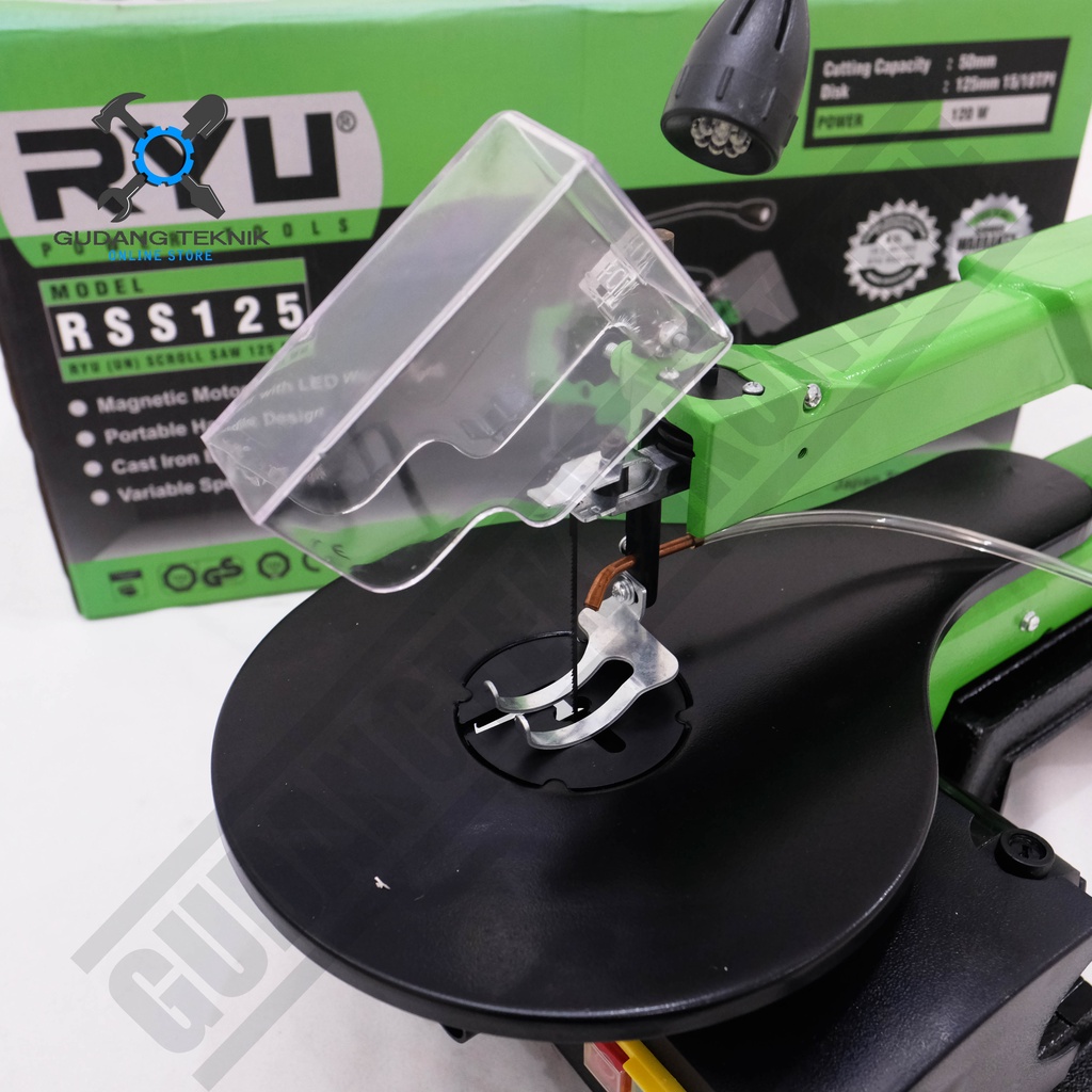 Jual Mesin Scroll Saw Ryu RSS125 - Gergaji Ukir Kayu Akrilik Triplek ...