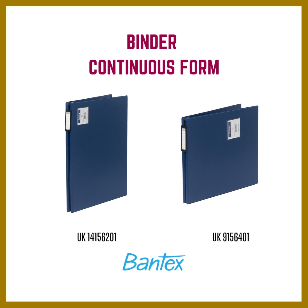 Jual BANTEX Binder Continuous Form Warna Blue | Shopee Indonesia