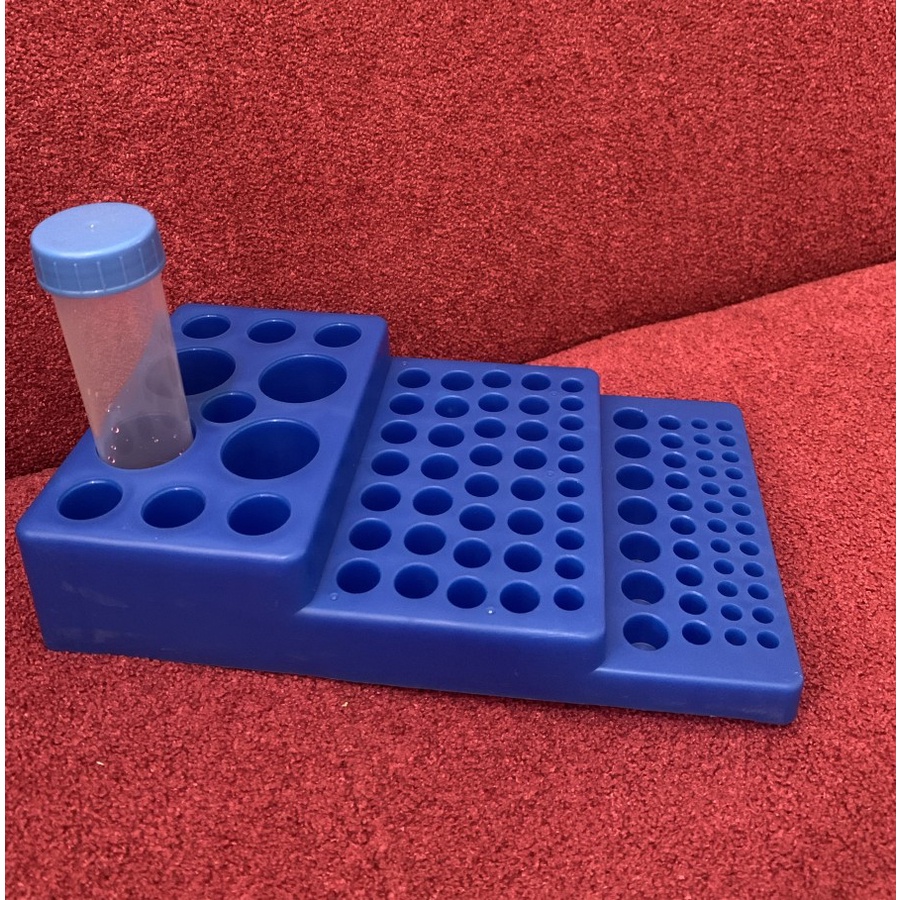 Jual Multisize Tube Rack 0.2 - 50ml PCR Rack Centrifuge Multilayer ...