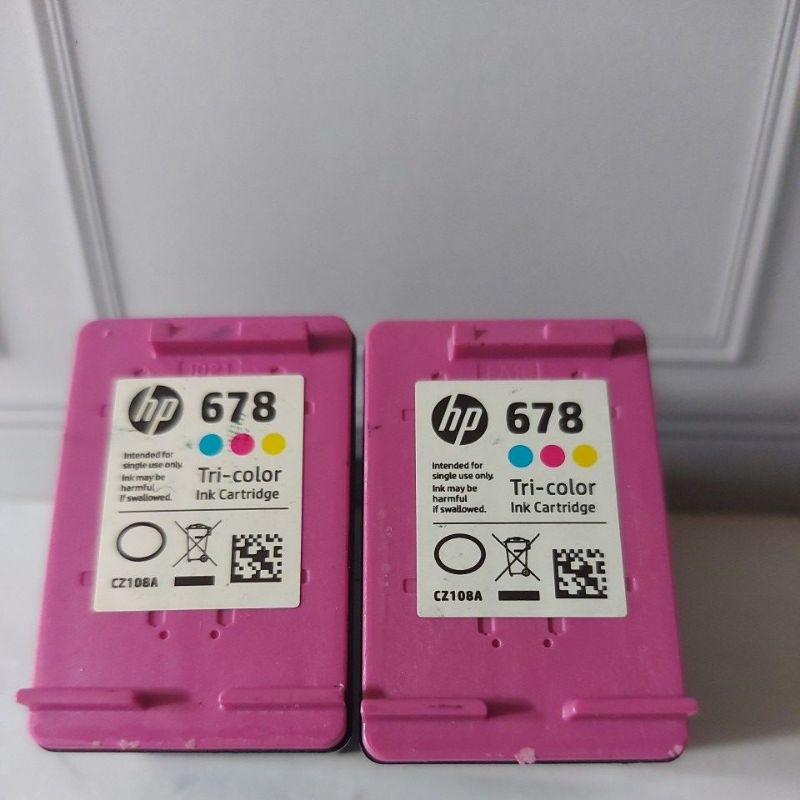 Jual Tinta hp 678 colour recyle siap pake | Shopee Indonesia